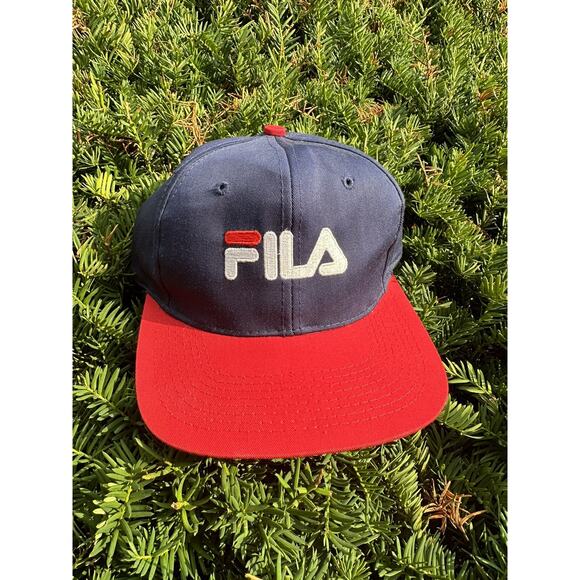 FILA Vintage 90's Adjustable Snapback Cap Hat - Picture 1 of 5